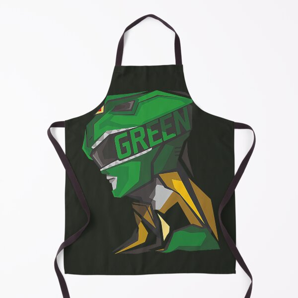 Item preview, Geometric Green Ranger Helmet Profile Art designed and sold by Creatby7030.