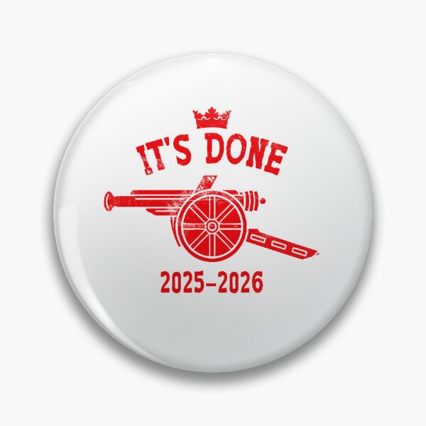 Item preview, IT'S DONE Arsenal CHAMPIONS 2025-2026 designed and sold by delllsdesigns.
