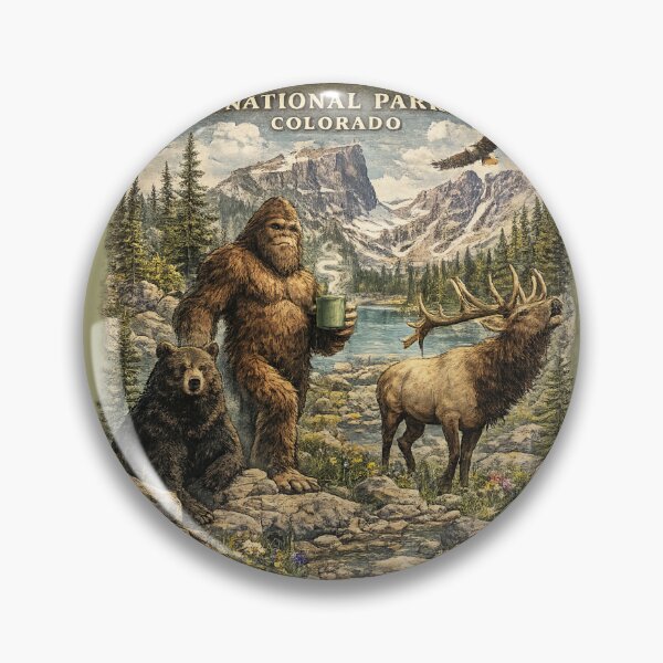 Item preview, Rocky Mountain Bigfoot Wilderness Escape designed and sold by bosamji.
