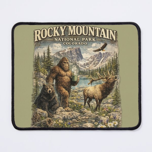 Item preview, Rocky Mountain Bigfoot Wilderness Escape designed and sold by bosamji.