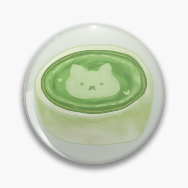 Item preview, Matcha Cat in a Cup Steam designed and sold by YanxiArts.