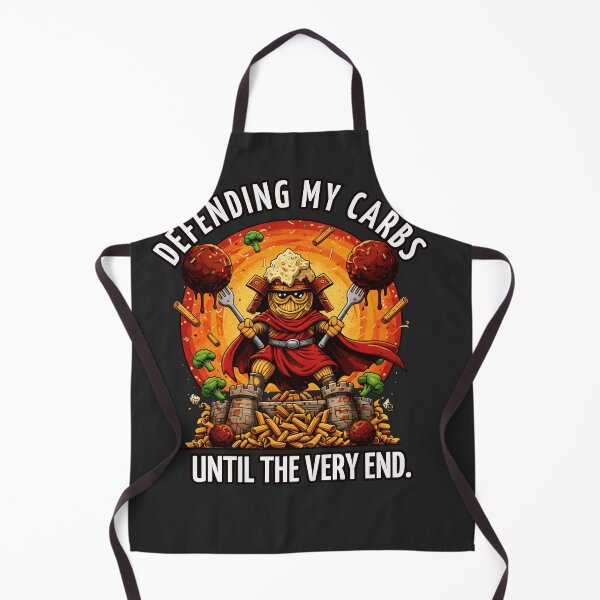 Item preview, Hilarious Spaghetti Warrior - Defending My Carbs Foodie designed and sold by Cree8if.