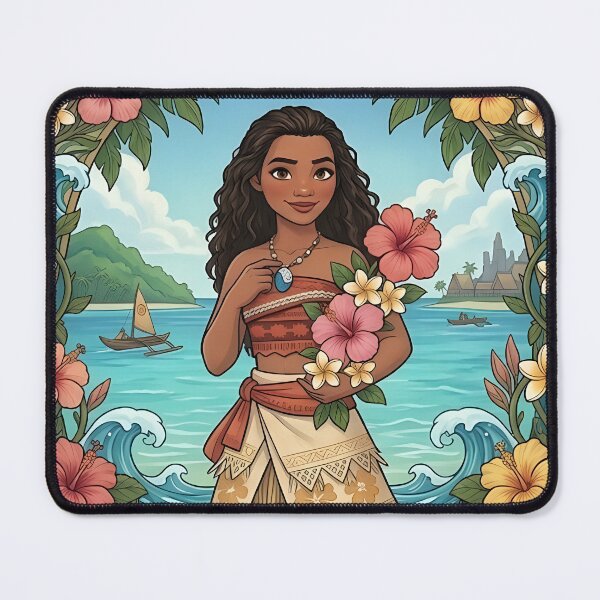 Item preview, Ocean Princess with Hibiscus Flowers designed and sold by Avenelle.