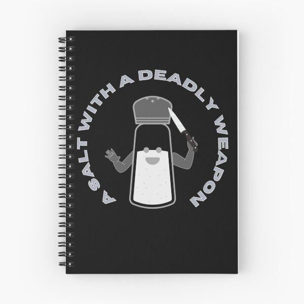 Item preview, A Salt with a Deadly Weapon Funny Pun T-Shirt – Sarcastic Food Joke Graphic Design designed and sold by Flyguy Designs.