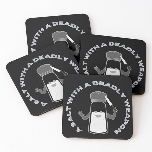 Item preview, A Salt with a Deadly Weapon Funny Pun T-Shirt – Sarcastic Food Joke Graphic Design designed and sold by Flyguy Designs.