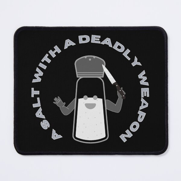 Item preview, A Salt with a Deadly Weapon Funny Pun T-Shirt – Sarcastic Food Joke Graphic Design designed and sold by Flyguy Designs.