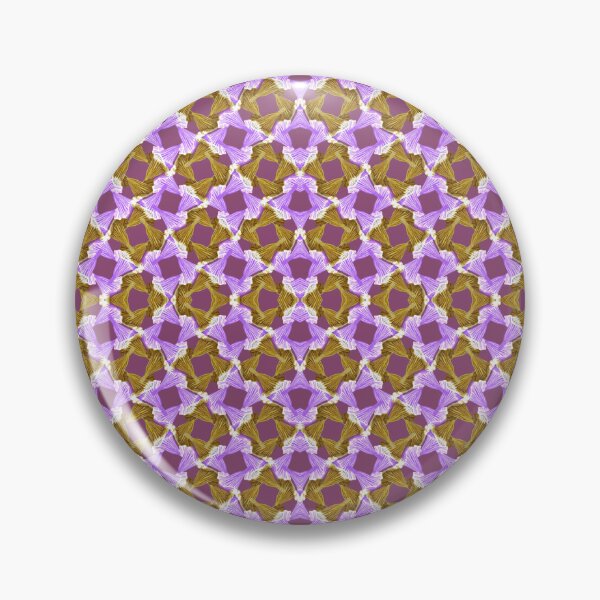 Item preview, Purple geometric floral seamless pattern  designed and sold by IreneRuya.