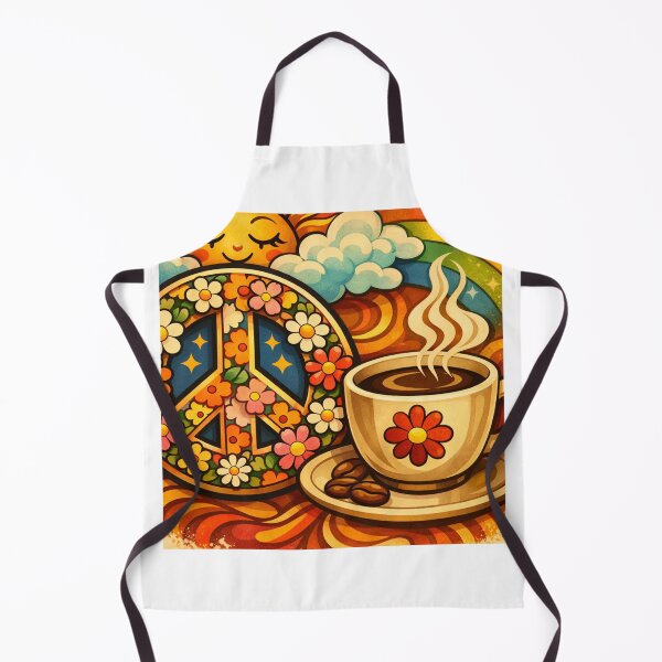 Item preview, Retro 70's Peace, Love, and Coffee designed and sold by Peace,love,andbeaches.