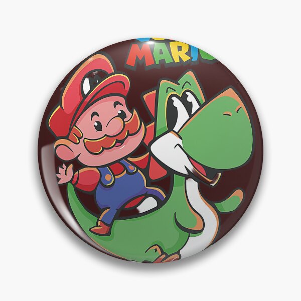 Item preview, Retro Super Mario and Yoshi Vector - Cute Cartoon Gaming Merchandise Graphic ​Description: designed and sold by Creatby7030.