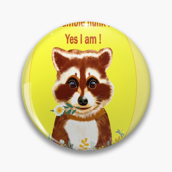 Item preview, Humble Hunk Raccoon designed and sold by Felia001.
