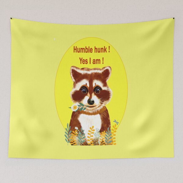 Item preview, Humble Hunk Raccoon designed and sold by Felia001.