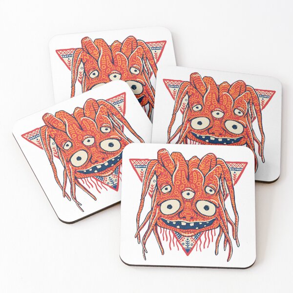 Item preview, Creepy Cute Five Eyed Monster Always Watching You designed and sold by sXe-art.