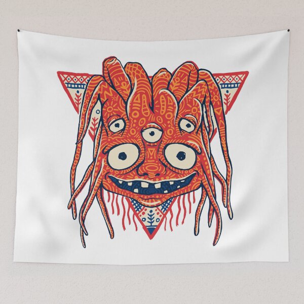 Item preview, Creepy Cute Five Eyed Monster Always Watching You designed and sold by sXe-art.