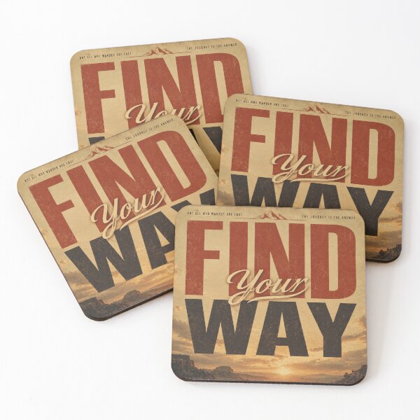 Item preview, FIND YOUR WAY – Vintage Canyon Adventure Motivational Poster designed and sold by Watchyyy.