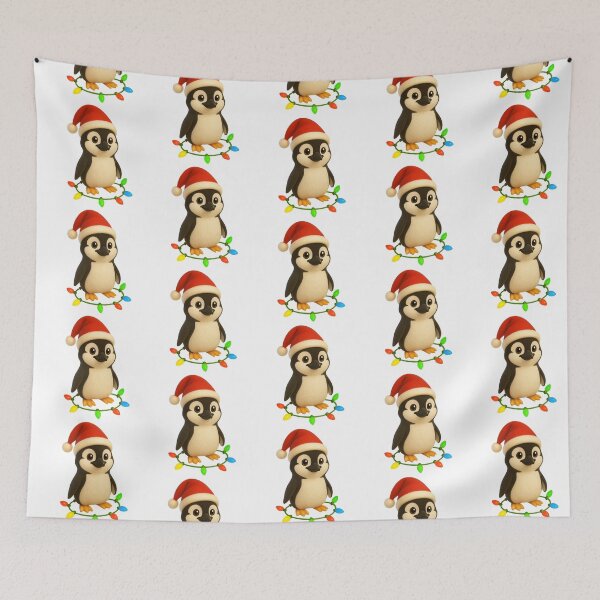 Item preview, Christmas Chinstrap Penguin designed and sold by Sillytoe.