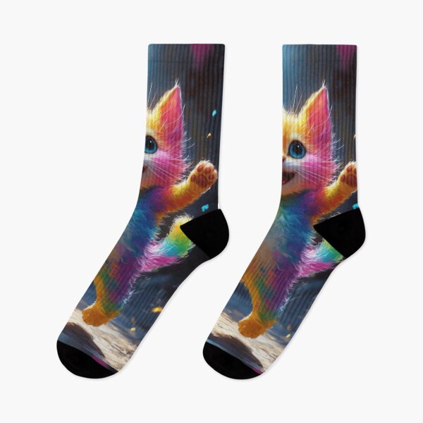 Item preview, Rainbow Dancing Kitten designed and sold by Cerafus.