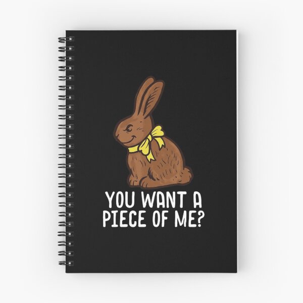 Item preview, Chocolate Bunny Do You Want Piece of Me Funny Easter Rabbit designed and sold by Dabbing Turtle Designs.