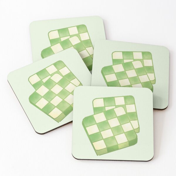 Item preview, Matcha Checkered Cookies designed and sold by YanxiArts.