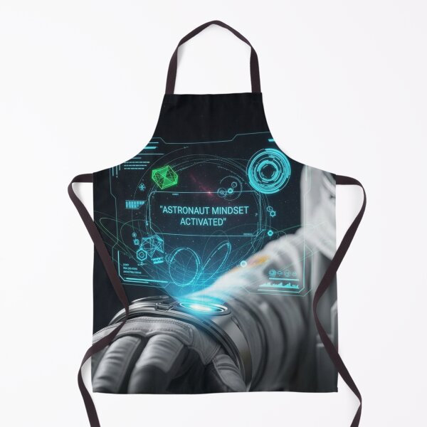 Item preview, Astronaut Mindset Activated – Futuristic Space Tech HUD Design | Sci-Fi Motivation designed and sold by Altair_.