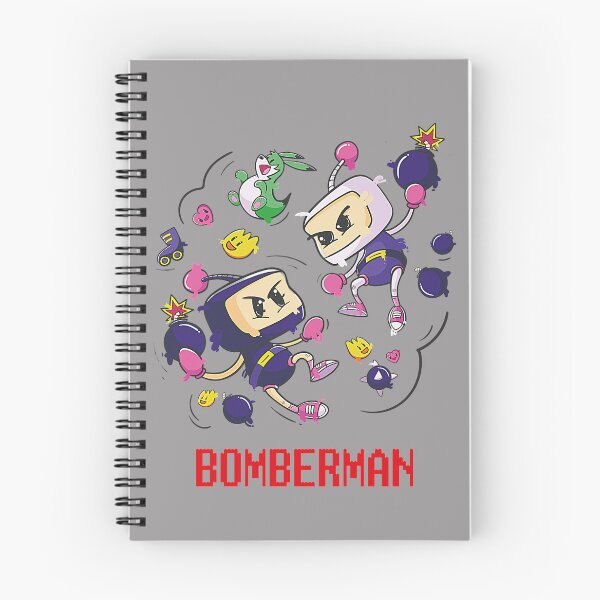 Item preview, Classic Bomberman Vector Art - Retro 8-Bit Gaming Battle designed and sold by Creatby7030.