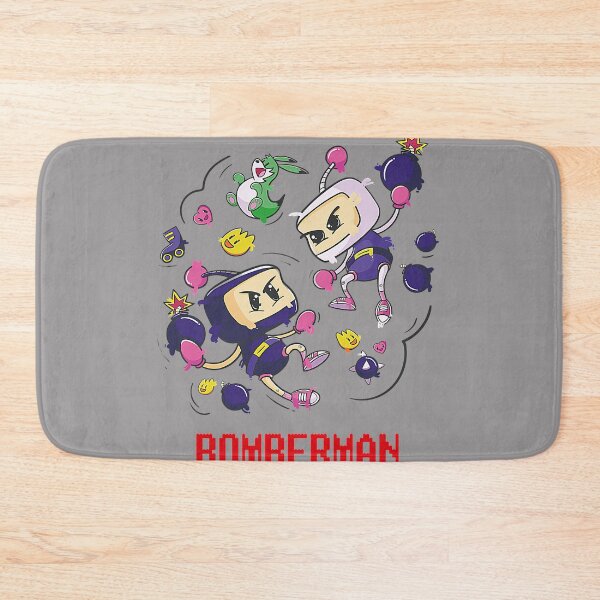 Item preview, Classic Bomberman Vector Art - Retro 8-Bit Gaming Battle designed and sold by Creatby7030.