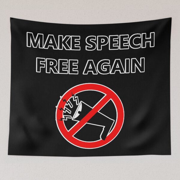 Item preview, Make Speech Free Again (Outlined) designed and sold by RebarForOwt.