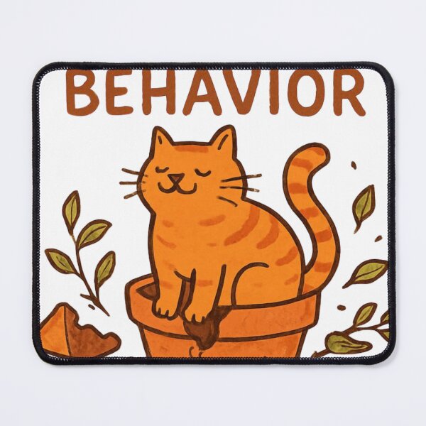 Item preview, Orange Cat Behavior Funny Cat Lover Design designed and sold by NicoVeithen.