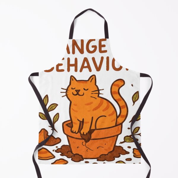 Item preview, Orange Cat Behavior Funny Cat Lover Design designed and sold by NicoVeithen.
