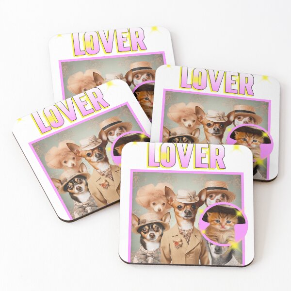 Item preview, ANIMAL LOVER WITH A PICTURE OF DOGS DRESSED UP AND A KITTEN designed and sold by Hevzy.
