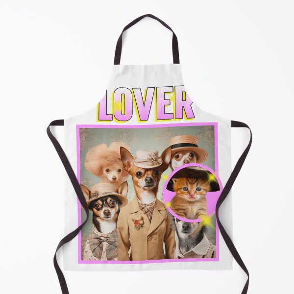 Item preview, ANIMAL LOVER WITH A PICTURE OF DOGS DRESSED UP AND A KITTEN designed and sold by Hevzy.