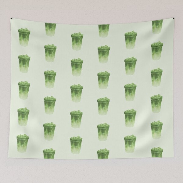 Item preview, Matcha Latte Drink designed and sold by YanxiArts.