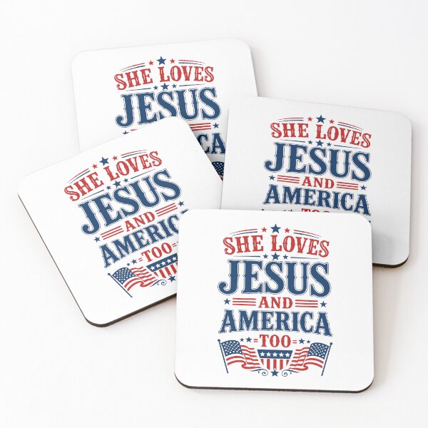 Item preview, She loves Jesus and America too designed and sold by HandicraftArt.