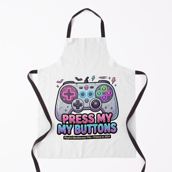 Item preview, Press My Buttons Funny Gamer Pastel Goth Controller designed and sold by Sitred123.