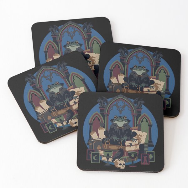 Item preview, Dark Academia Gothic Frog Tarot Card Aesthetic designed and sold by BlueCoyoteDigital.