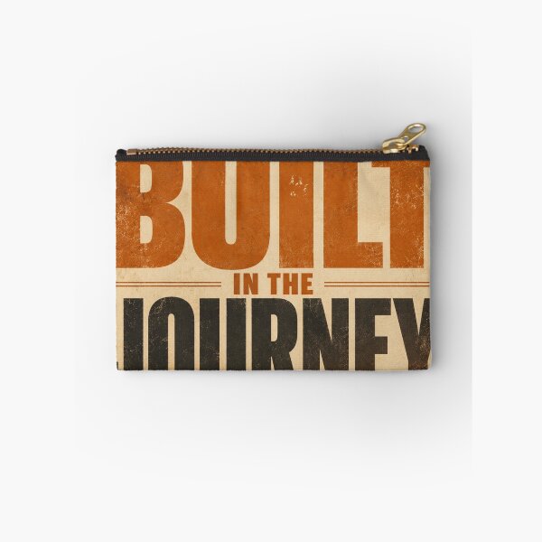 Item preview, BUILT IN THE JOURNEY – Vintage Mountain Adventure Poster designed and sold by Watchyyy.