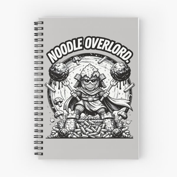 Item preview, Funny Pasta Knight Shirt - Noodle Overlord Meatball Graphic Gift for Foodies designed and sold by EverClassic.