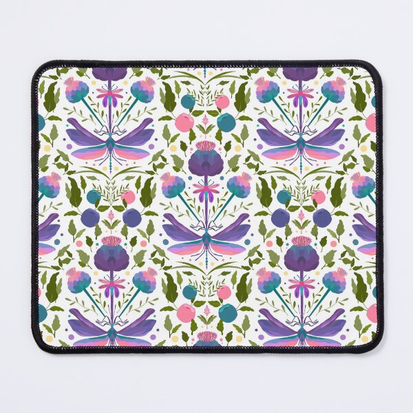 Item preview, Thistles and Dragonflies designed and sold by OranelloDesigns.