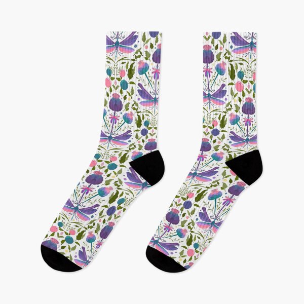 Item preview, Thistles and Dragonflies designed and sold by OranelloDesigns.