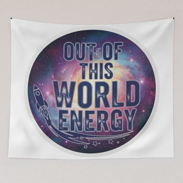 Item preview, Out of This World Energy – Retro Space Motivation Design | Cosmic Vibes Aesthetic designed and sold by Altair_.