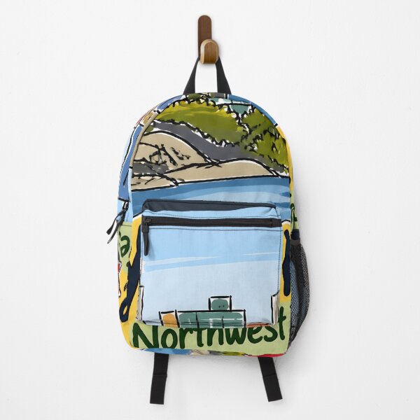 Item preview, Yellowknife NWT Cute Colorful Landscape Skyline Pride designed and sold by HowToCanadian.