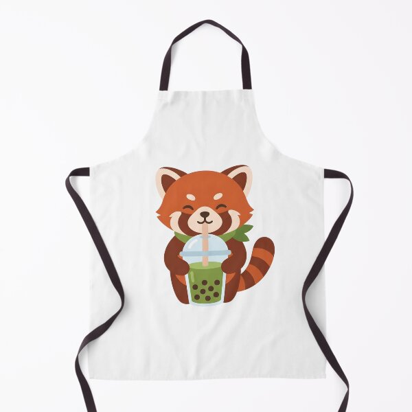 Item preview, Matcha Boba Red Panda - Kawaii Aesthetic designed and sold by BlueCoyoteDigital.