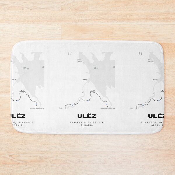 Item preview, Ulëz Albania Minimalist Map Art | Modern Town Street Design designed and sold by RM-Journey.