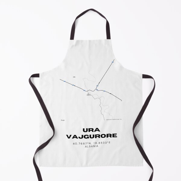 Item preview, Ura Vajgurore Albania Street Map Poster | Minimalist City Artwork designed and sold by RM-Journey.