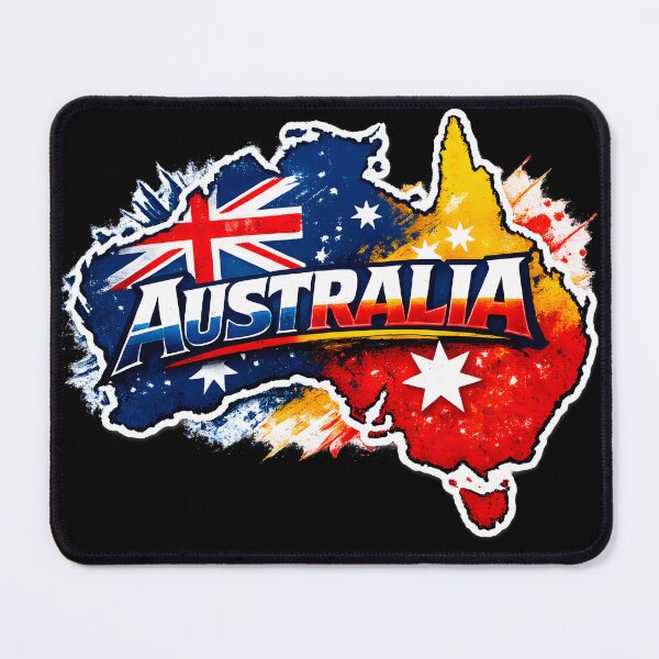 Item preview, Australia Flag Map Cool Design – Patriotic Everyday Wear designed and sold by darkan1.