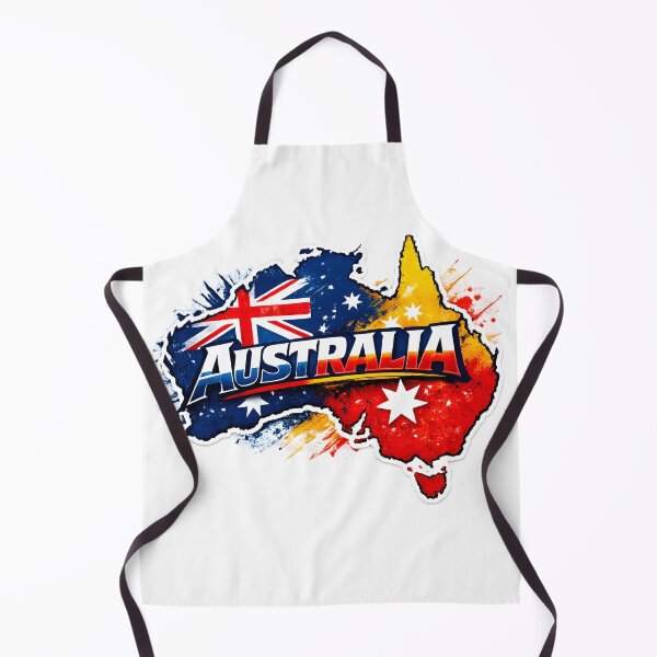 Item preview, Australia Flag Map Cool Design – Patriotic Everyday Wear designed and sold by darkan1.