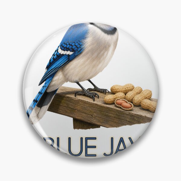 Item preview, Blue Jay Peanut Department - Backyard Birding Shirt designed and sold by WingedThreads.