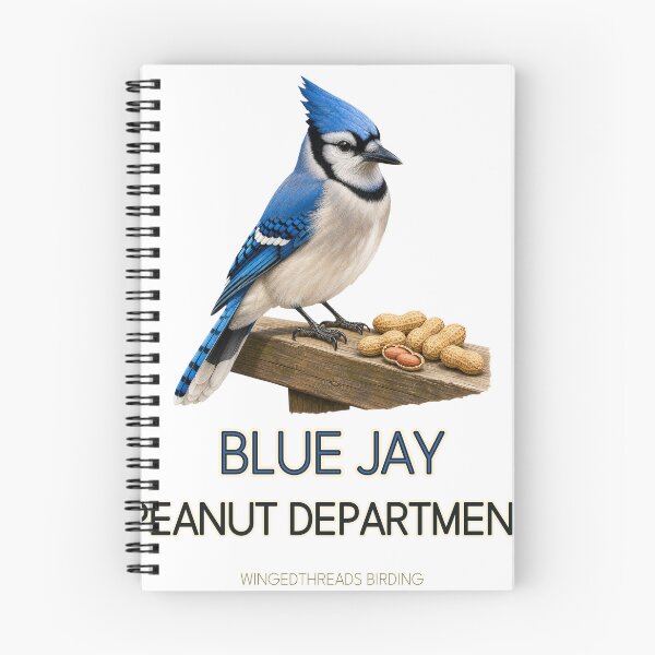 Item preview, Blue Jay Peanut Department - Backyard Birding Shirt designed and sold by WingedThreads.