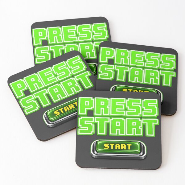 Item preview, Press Start - Retro Arcade Gaming T-Shirt Design designed and sold by PixelThumbPrint.