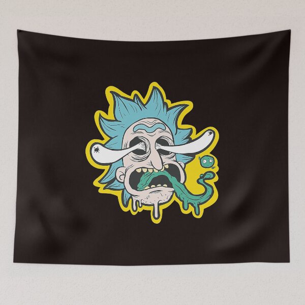 Item preview, Trippy Melting Rick Illustration – Crazy Cartoon Scientist Vector designed and sold by Creatby7030.