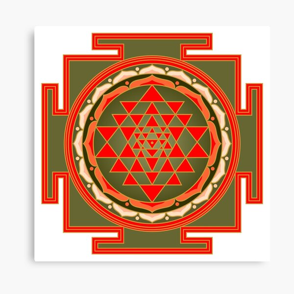 Item preview, Colored Sri Yantra designed and sold by elfina.